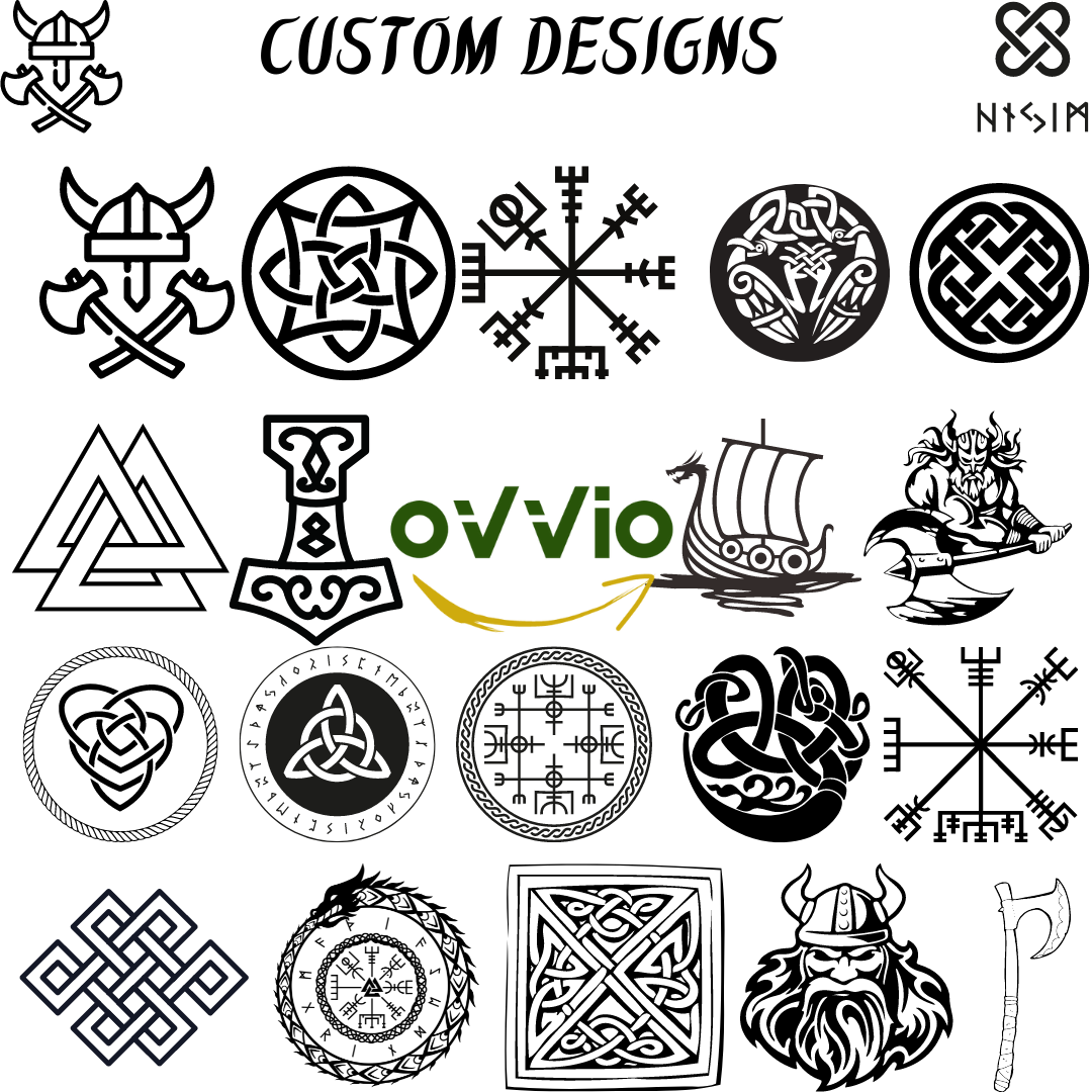 Nordic celtic runes set norse protection symbols Vector Image